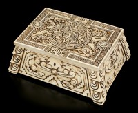 Azteken Schatulle mit Maya Kalender