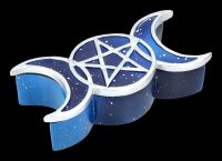 Schatulle - Dreifach-Mond Pentagramm