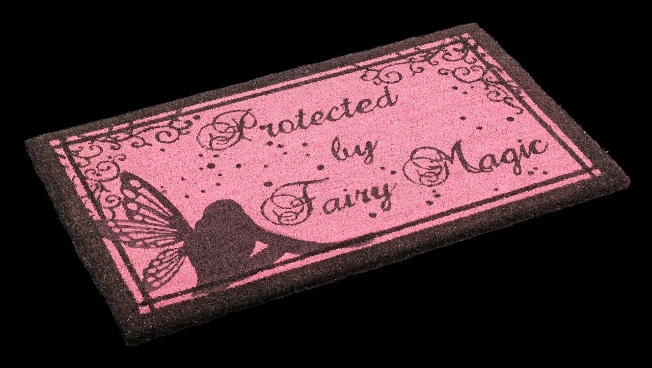 Fantasy Doormat - Protected by Fairy Magic