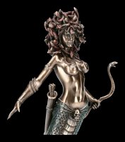 Medusa Figur mit Schlangen Bogen