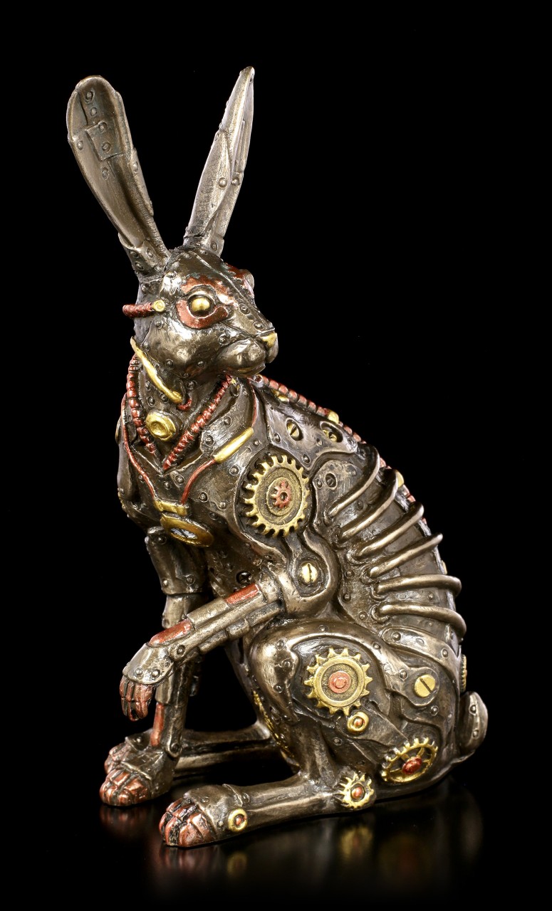 Steampunk Figurine - Sitting Hare