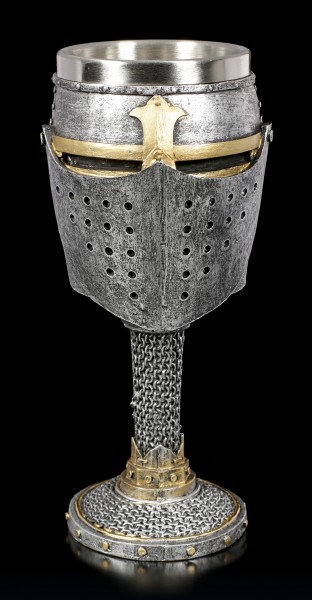 Medieval Goblet - Knight Helmet