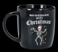 Christmas Skeleton Mug - Dead Inside