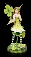 Elfen Figur - Tanja mit vierblättrigen Kleeblatt