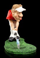 Golf Player Figurine with Bird on Club - Birdie
