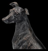 Hunde Figur - Windhund Greyhound Bronze-Effekt