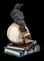 Raven Figurine on Skull - Raven's Spell