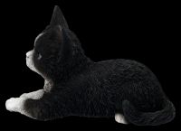 Baby Cat Black and White Decoration Figurine
