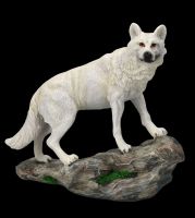 Wolf Figur weiß - Der Beobachter