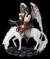 Guardian Angel figurine male with Horse and Bow