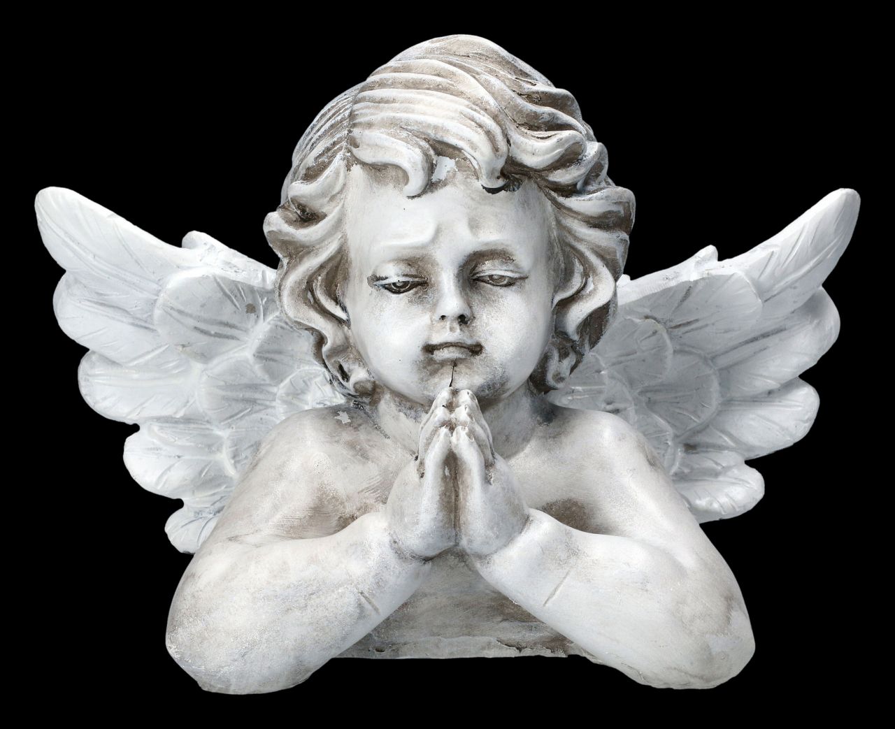 Graveyard Angel Figurine Lying Praying