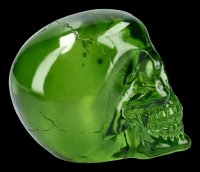 Totenkopf - transparent grün