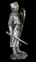 Kreuzritter Figur mit Schwert und Schild II