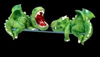 Kantenhocker Set - Süße grüne Drachen