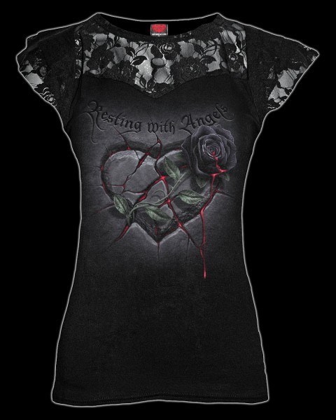 Spiral Goth Nights Langarm Shirt Top Biker Fairy Elfe Angel Gothic #3221 396 