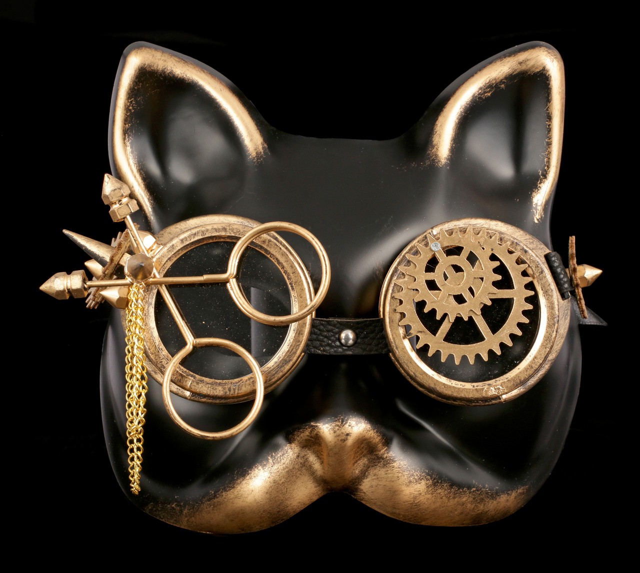 Steampunk Mask - Nightmare Kitty