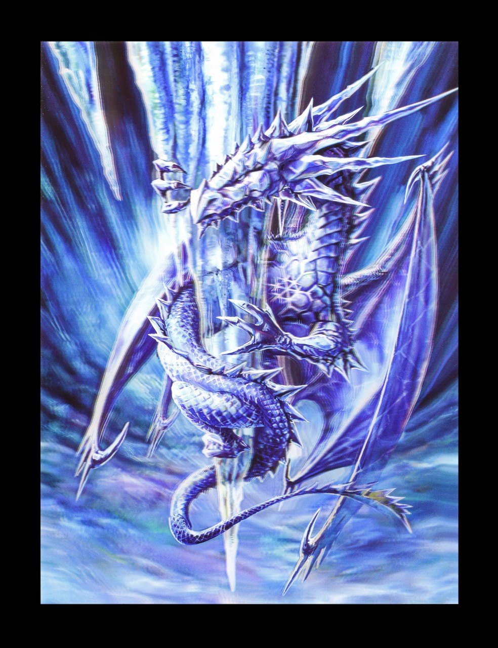 3D-Picture - Ice Dragon by Anne Stokes