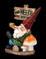 Garden Gnome Figurine - Free Weeds