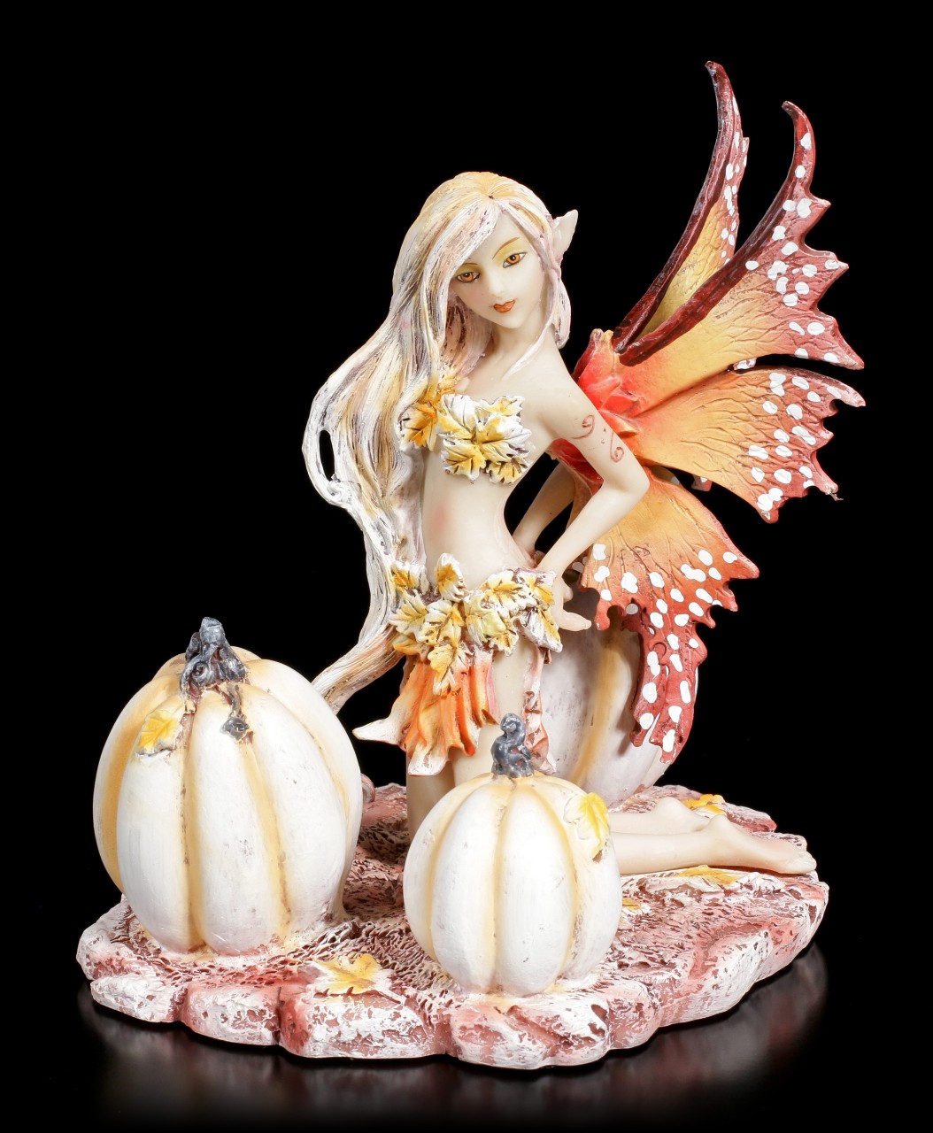 White Pumpkin Fairy Figurine by Amy Brown | Fairies | Figures 