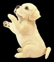 Hunde Figur - Labrador Welpe auf Hinterpfoten
