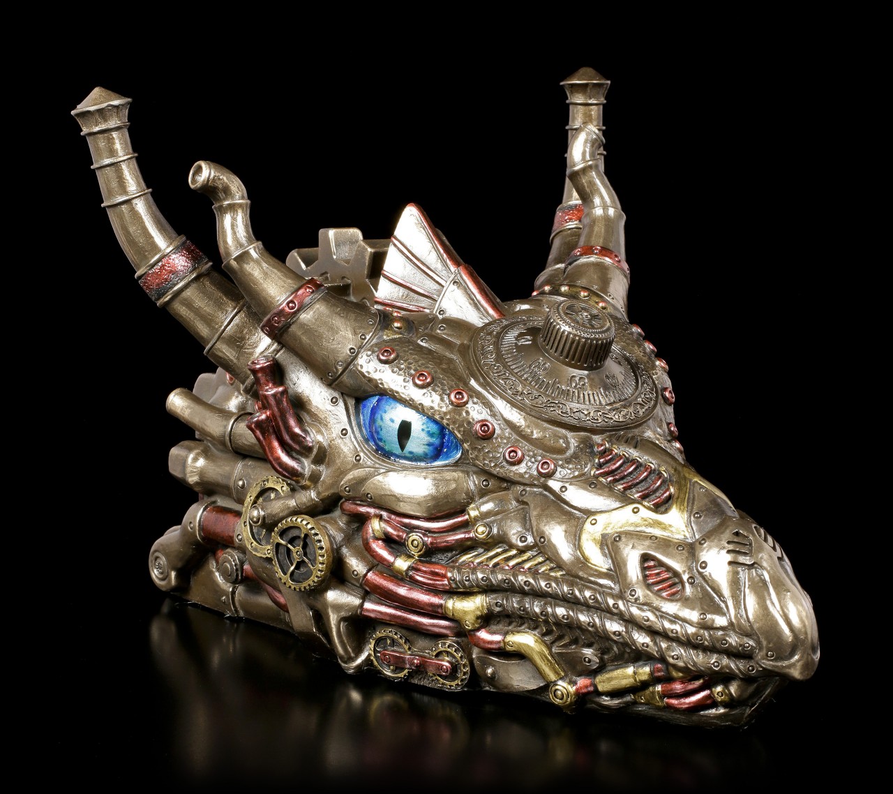 Dragon Head Box - Steampunk Dracus Vault