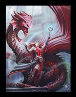 3D Picture with Dragon - Scarlet Mage