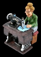 Funny Jobs Figur - Schneiderin an Nähmaschine