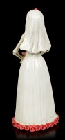 Skeleton Figurine - Bride with red Roses