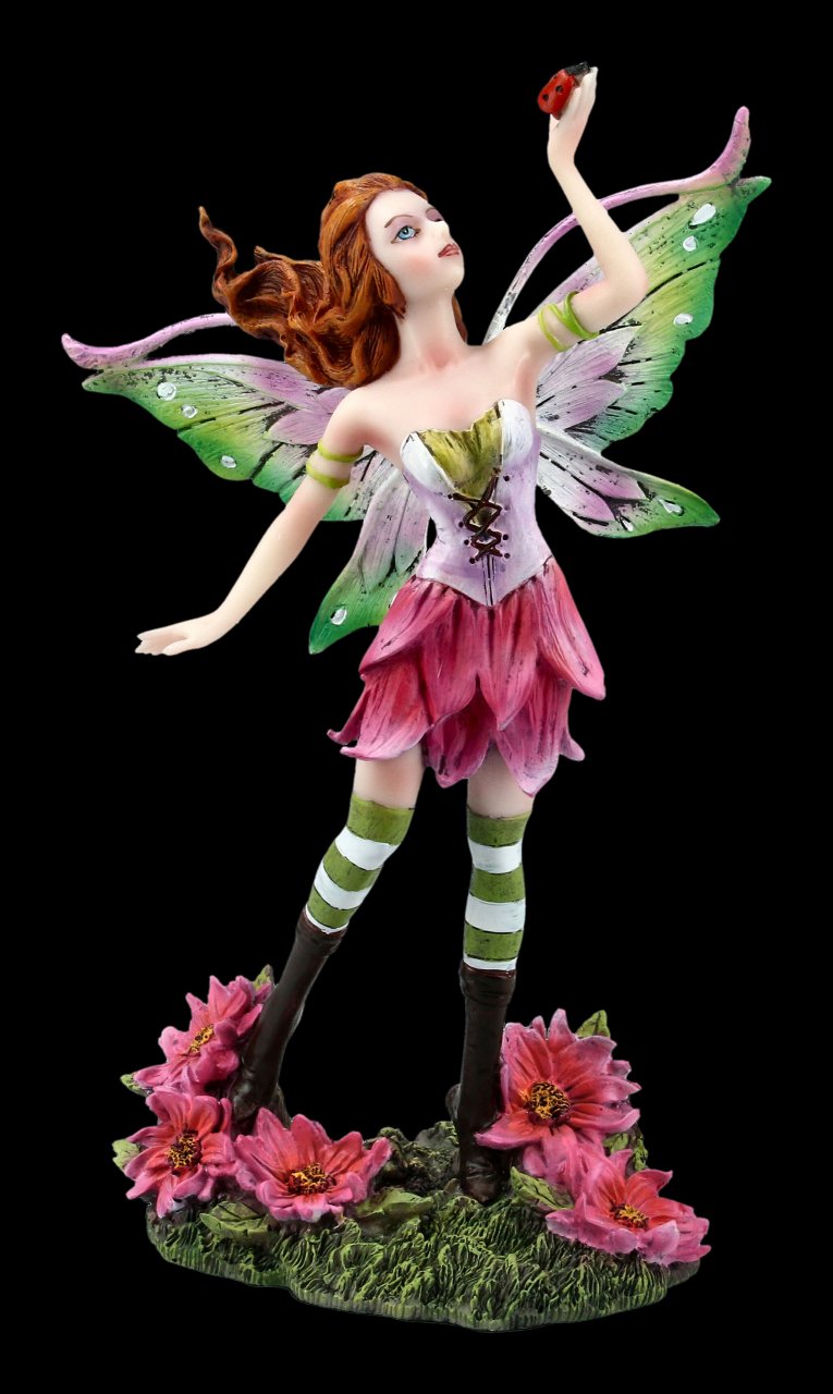 Fairy Figurine - Nerfei with Ladybug