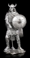 Pewter Viking Figurine with Round Shield