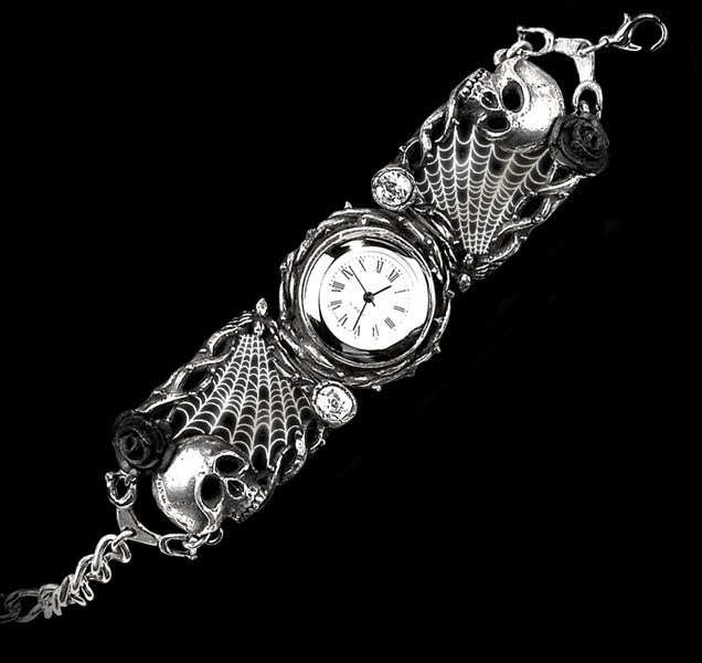 Rose Garden - Skull Wrist Watch