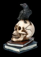 Raben Figur auf Totenschädel - Raven&#39;s Spell