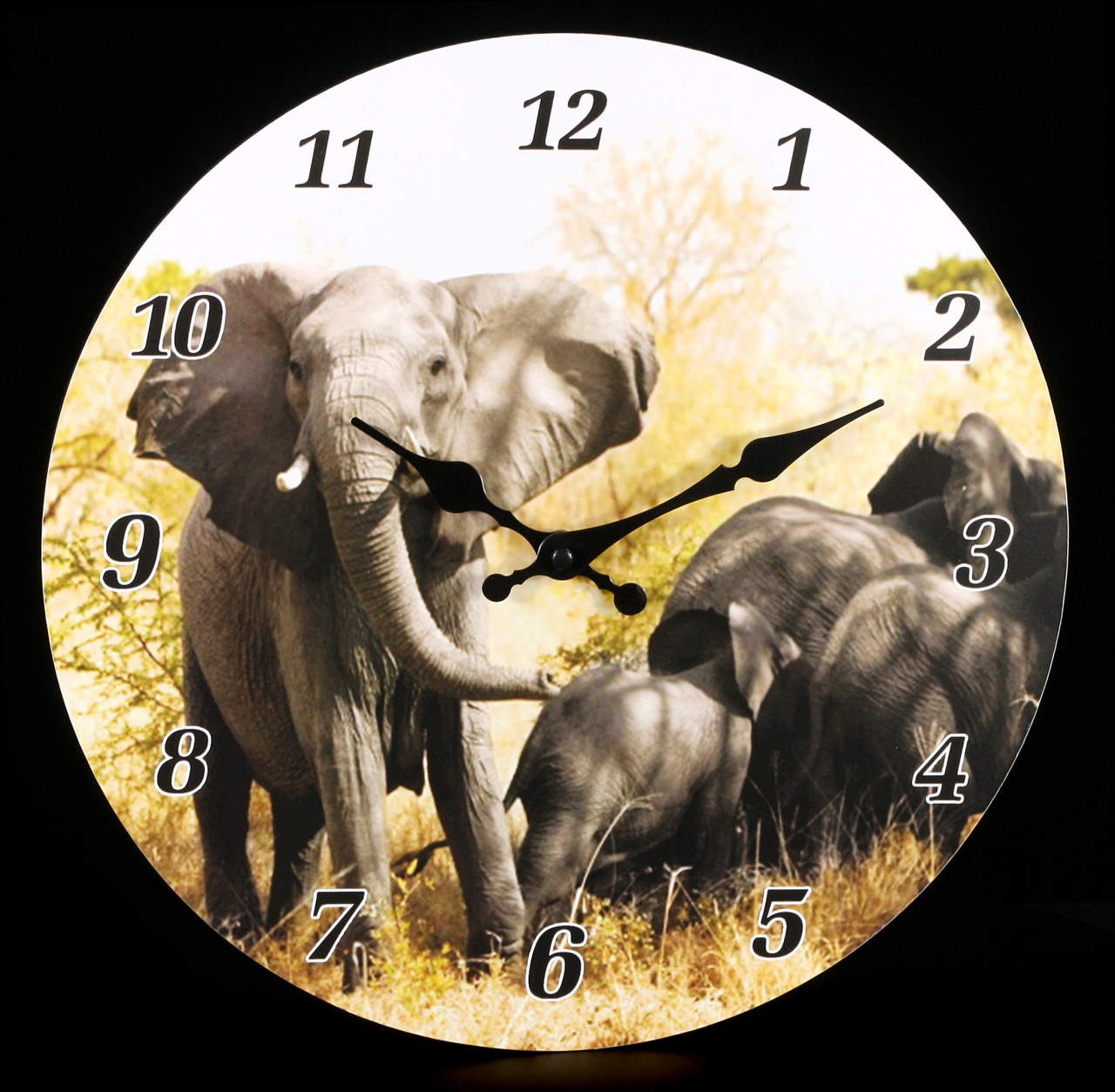 Clock - Elephants