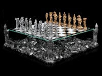 Chess Set with Pewter Knights