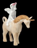 Angel Figurine - Cherub on Unicorn