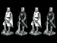 Knight Templar Figurines - Crusaders Set of 4