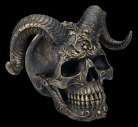 Skull Figurine with Horns - Diabolus