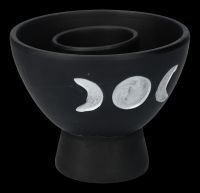 Smudge Bowl Terracotta - Triple Moon black