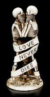 Skeleton Figurines - Love Never Dies - Banderole