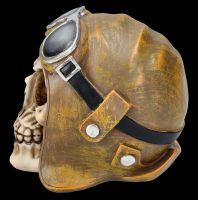 Skull with Pilot's Cap and Glasses