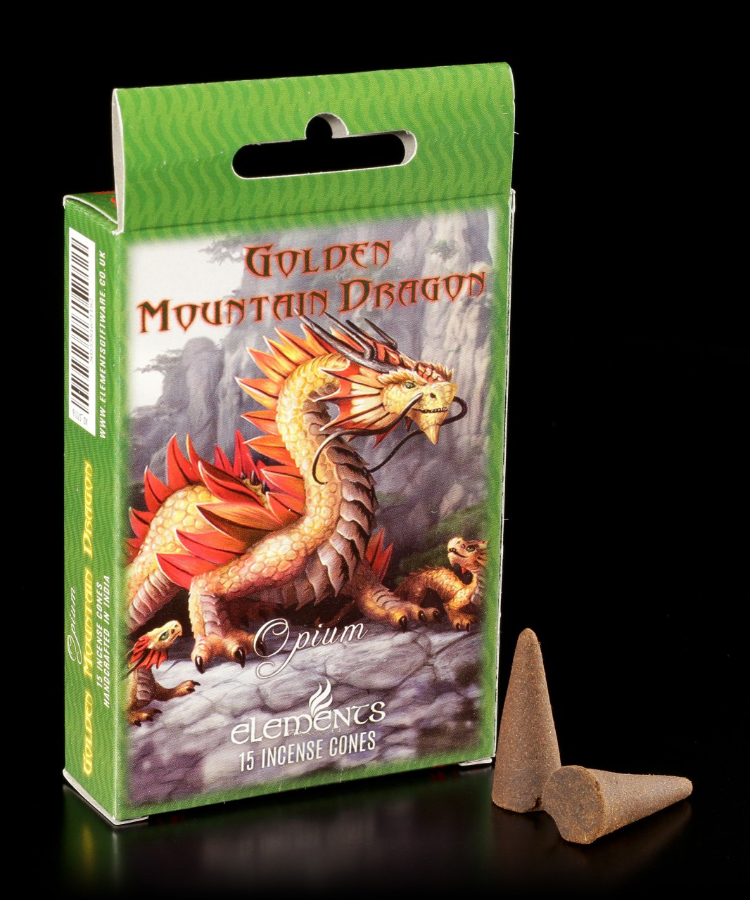 Incense Cones Opium - Golden Mountain Dragon