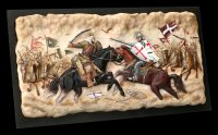 Wandbild - Schlacht der Kreuzritter vs. Sarazenen