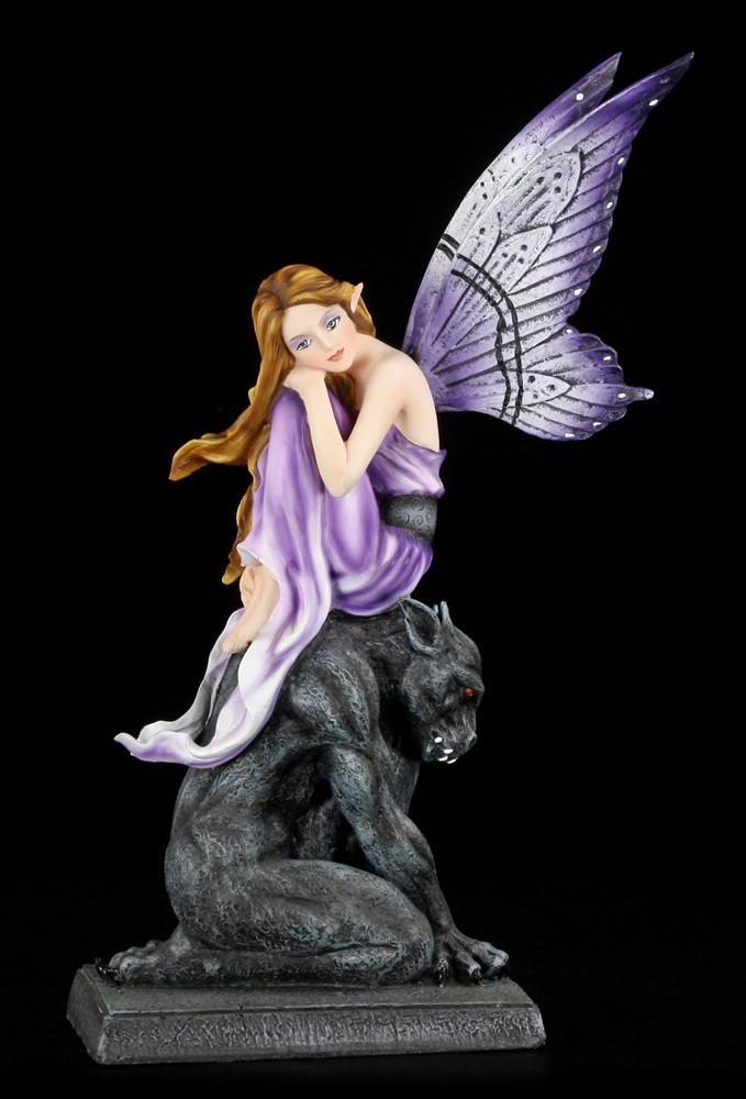 Fairy Figurine - Georgiana on Gargoyle