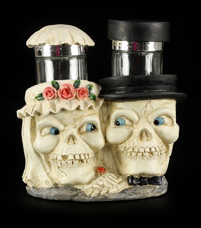 Skull Salt and Pepper Shaker - Couple