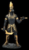 Egyptian Warrior Figurine - Horus - Black Gold