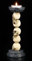 Tealight Holder - Skull Column