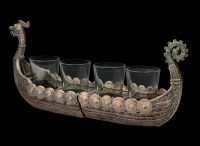 Shot Glasses Set of 4 - Viking Drakkar