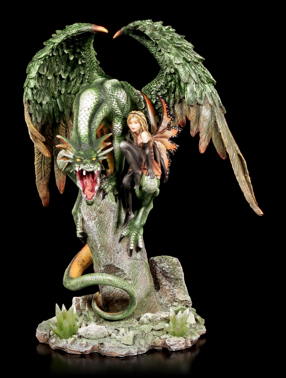 Fairy and Dragon Figurine - The Lovers
