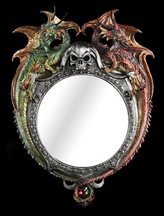 Large Dragon Mirror of Unity