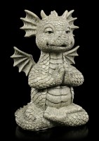 Small Garden Figurine - Lucky Dragon Yoga